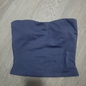 CSB - Blue Strapless Tube Top - Size SMALL